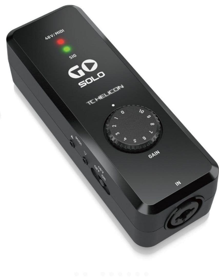 スマホ&PC TC HELICON GO SOLO オーディオインターフェイス