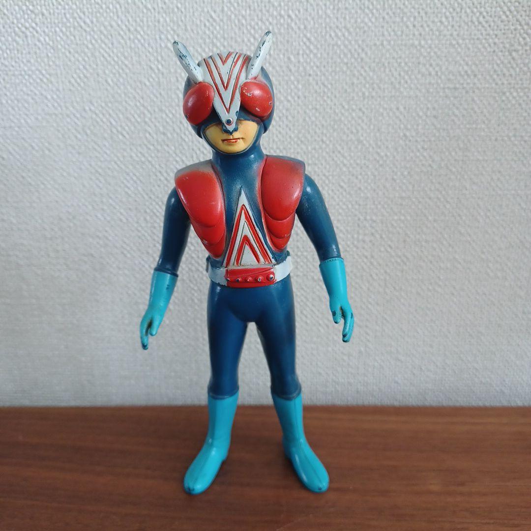 当時物　ポピー製「ライダーマン」石森プロ　超希少ソフビフィギュア