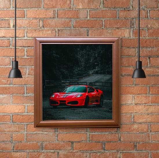 スケドーニ（schedoni）フレーム（額縁・約45㎝×約47㎝）※写真は合成