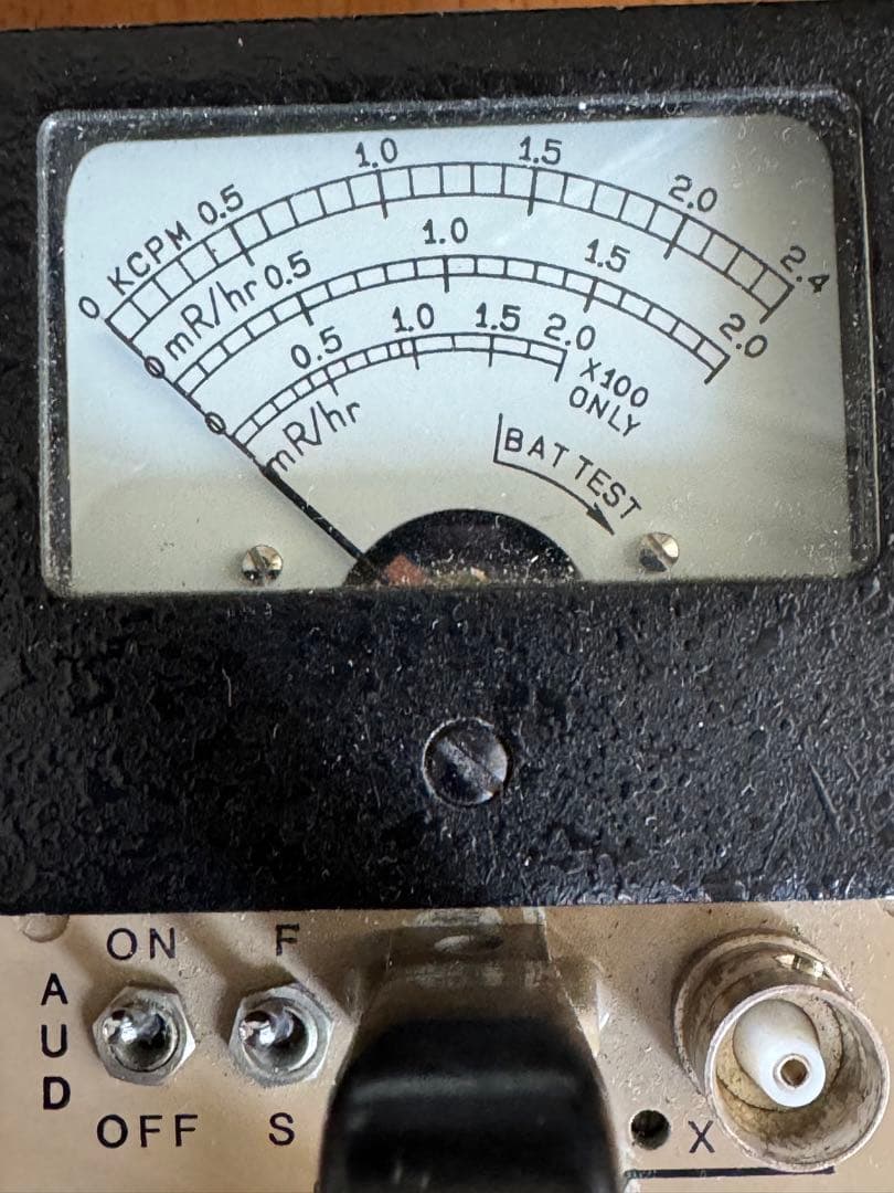 Ludlum Model 3 Survey Meter(本体のみ)
