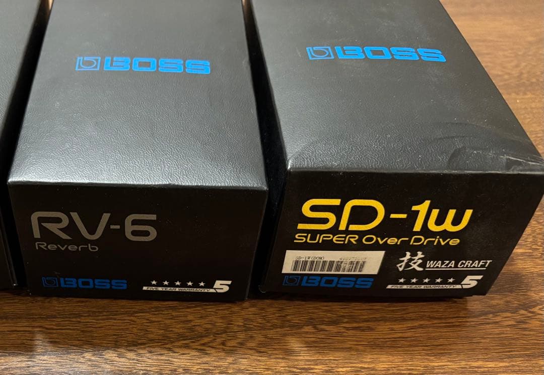 BOSS エフェクター 2点セット RV-6 SD-1W