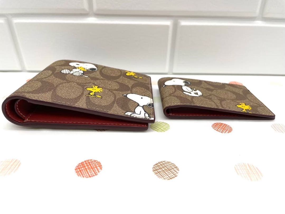 ★新品未使用★ COACH コーチ Lジップ カード ケーススヌーピー　財布