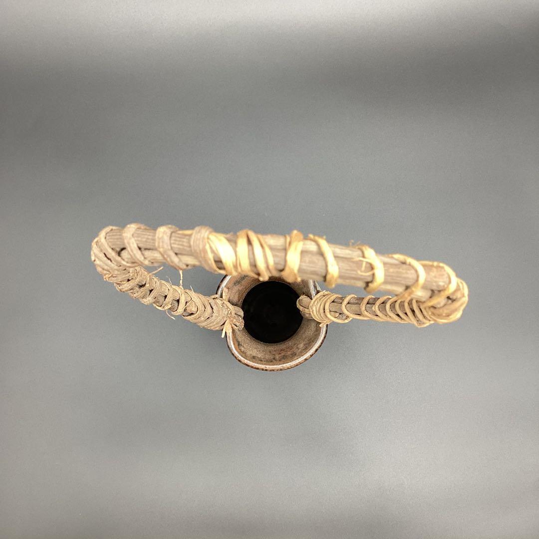 小石原焼　花入れ　つる手花入　箱無し