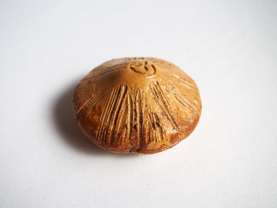 楽山焼（出雲焼）11代長岡住右衛門空権造『香合』（共箱）