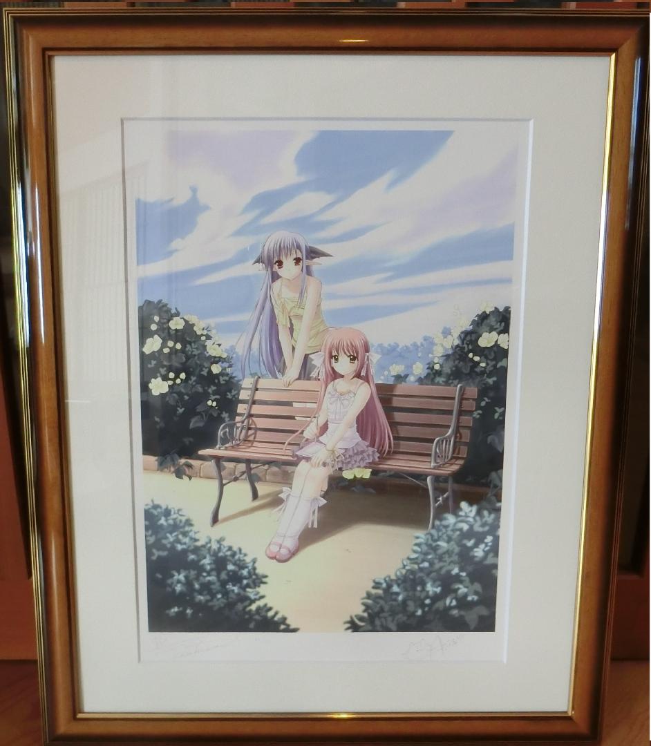 【美品】SHUFFLE〜MEMORYS／西又葵／鈴平ひろ／版画／ミクスドメディア