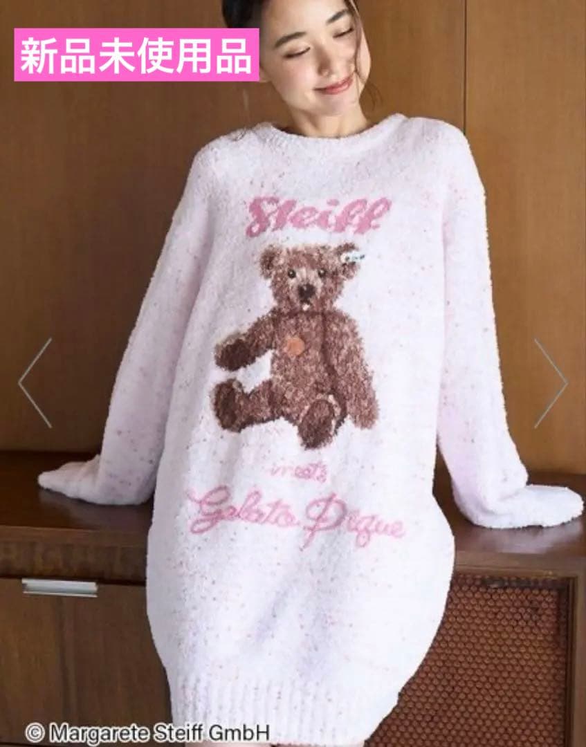 ジェラートピケ パウダーネップジャガードワンピース