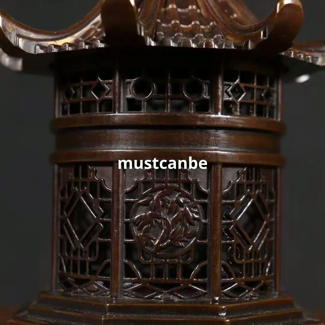 銅製 蘇工 宮灯 燭台 薫香炉 香道具 装飾品 工芸品 美術品 置物