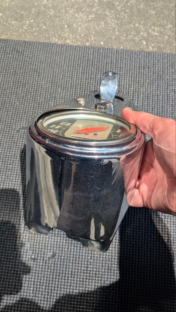 ハーレー　ショベルFLH　スピードメーター　イグニッションスイッチ　キー付き