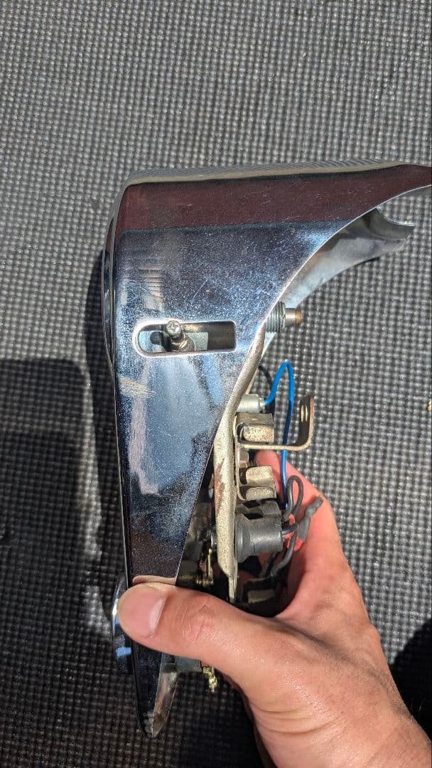 ハーレー　ショベルFLH　スピードメーター　イグニッションスイッチ　キー付き