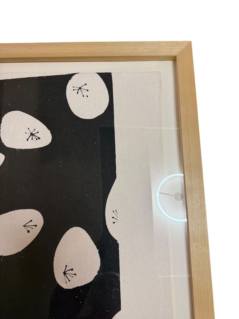 【真作】額装済 SATO ASAMI サトウアサミ ジクレー 版画 black大