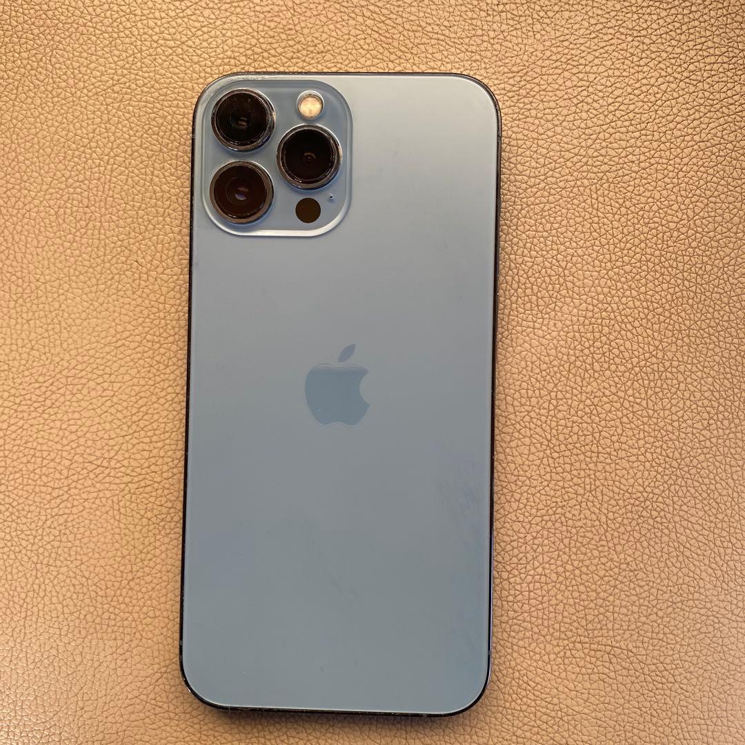 Apple iPhone 13 pro max 美しい品 ブルー 本体