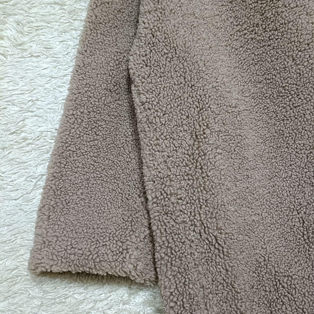 【美品】ZARA ザラ テディベア ボア チェスターコート 女優襟 ロング丈