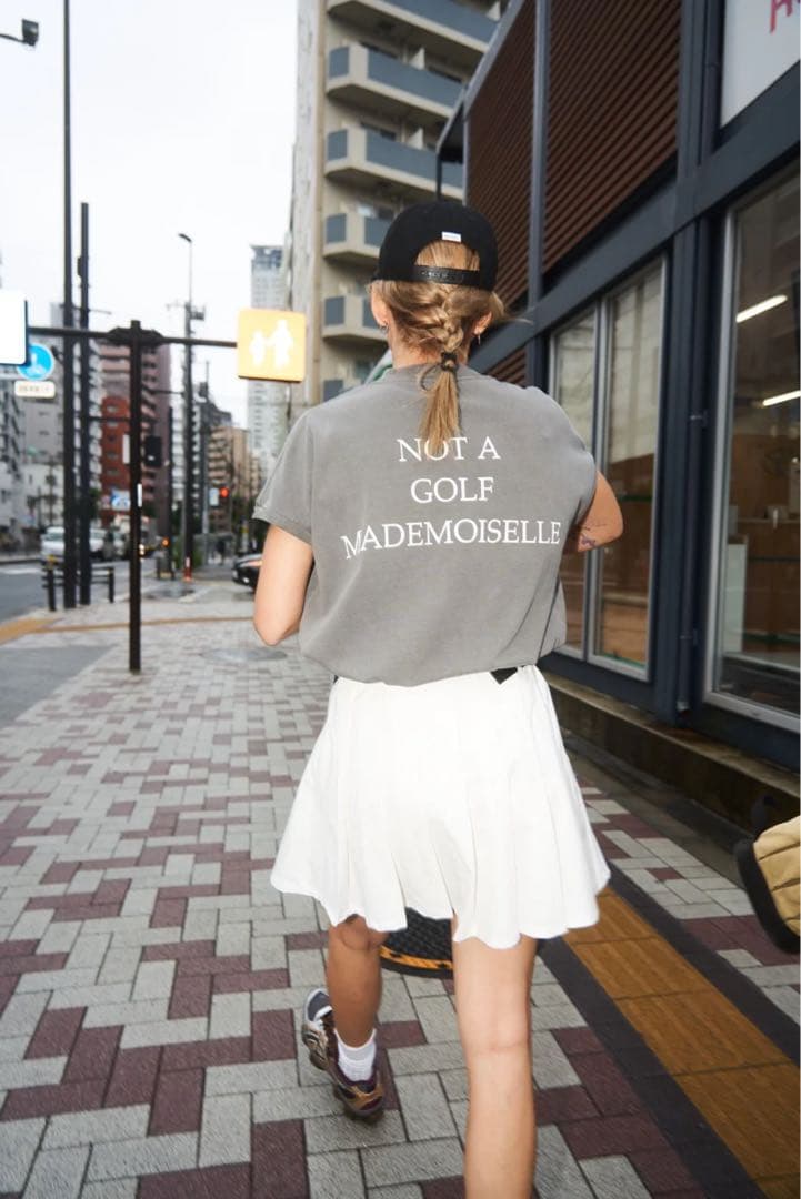 キャプテンズへルムゴルフ Cph/Golf プリーツスカート 白 ゴルフウェア