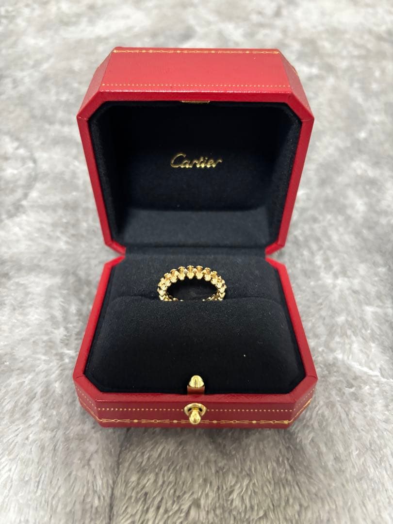 カルティエ　クラッシュドゥカルティエ　PGリング　SM #54 保証書付 超美品