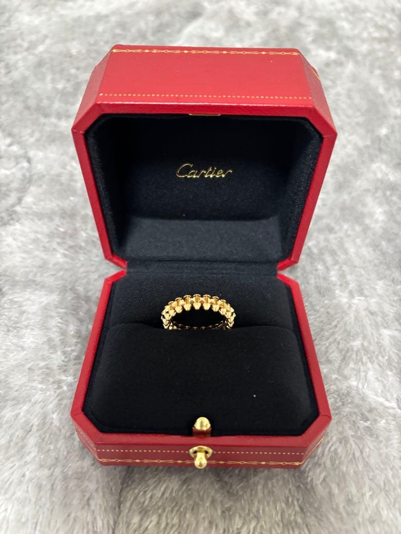 カルティエ　クラッシュドゥカルティエ　PGリング　SM #54 保証書付 超美品