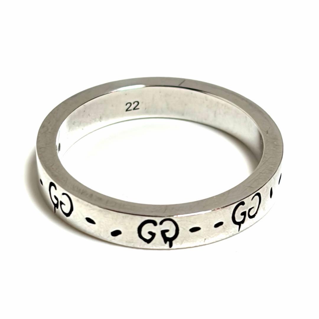GUCCI リング ゴースト GGロゴ スカル シルバー925 アクセサリー