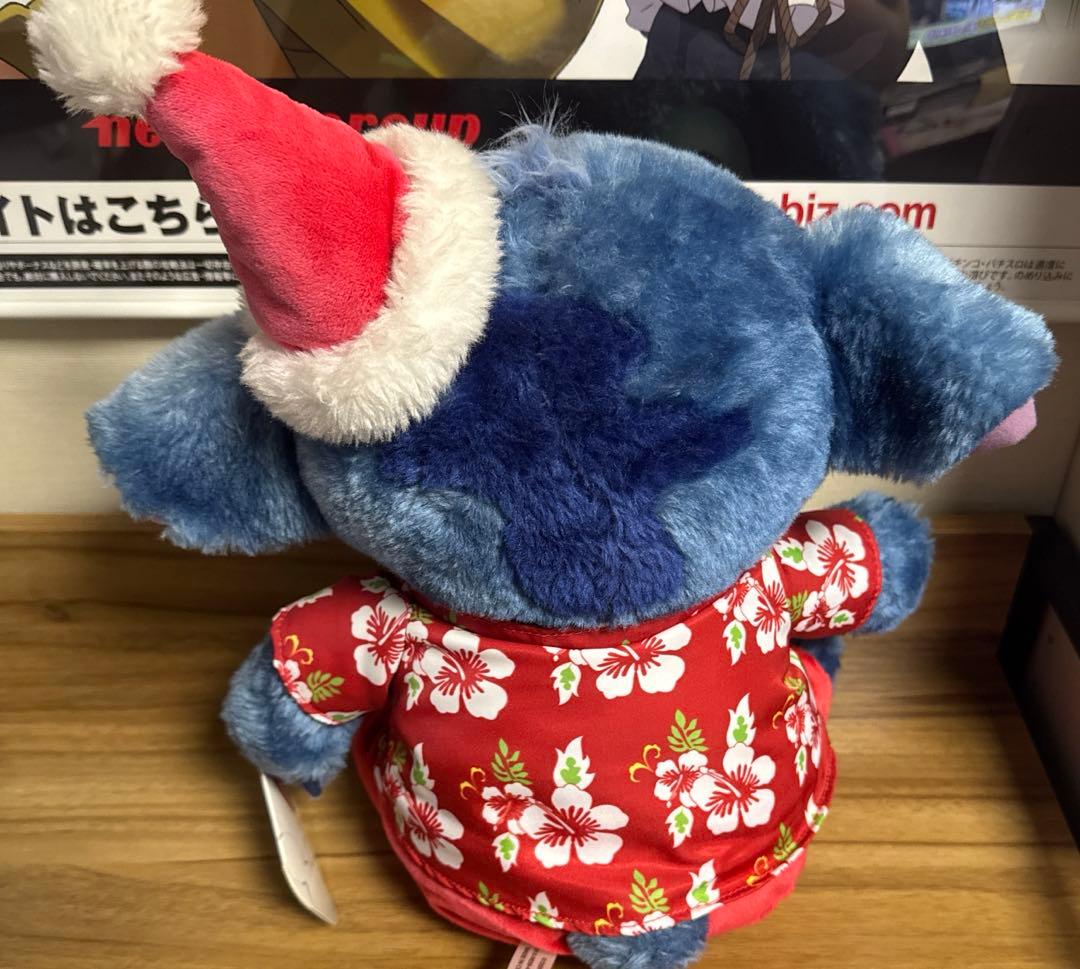 リロ&スティッチ サンタスティッチ ぬいぐるみ タグ付き クリスマス アロハ