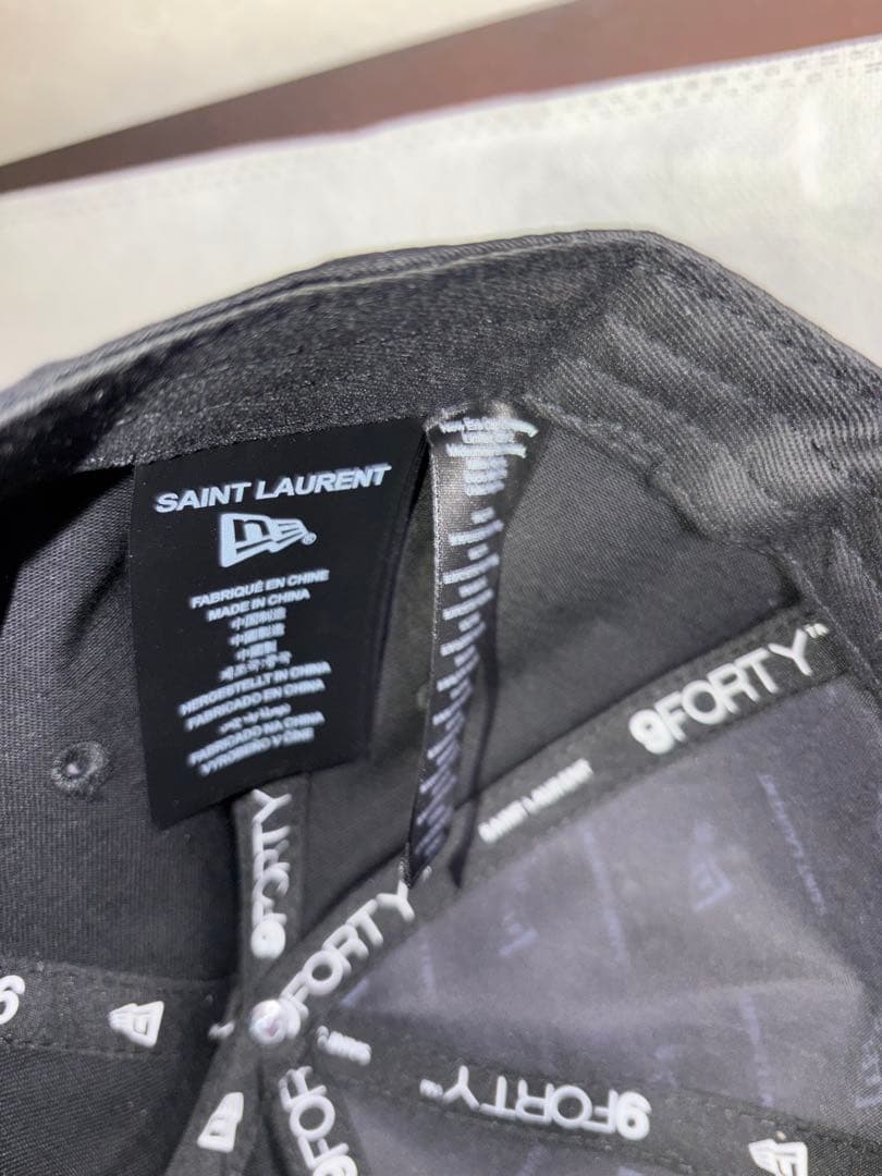 SAINT LAURENT 9FORTY ブラックキャップ