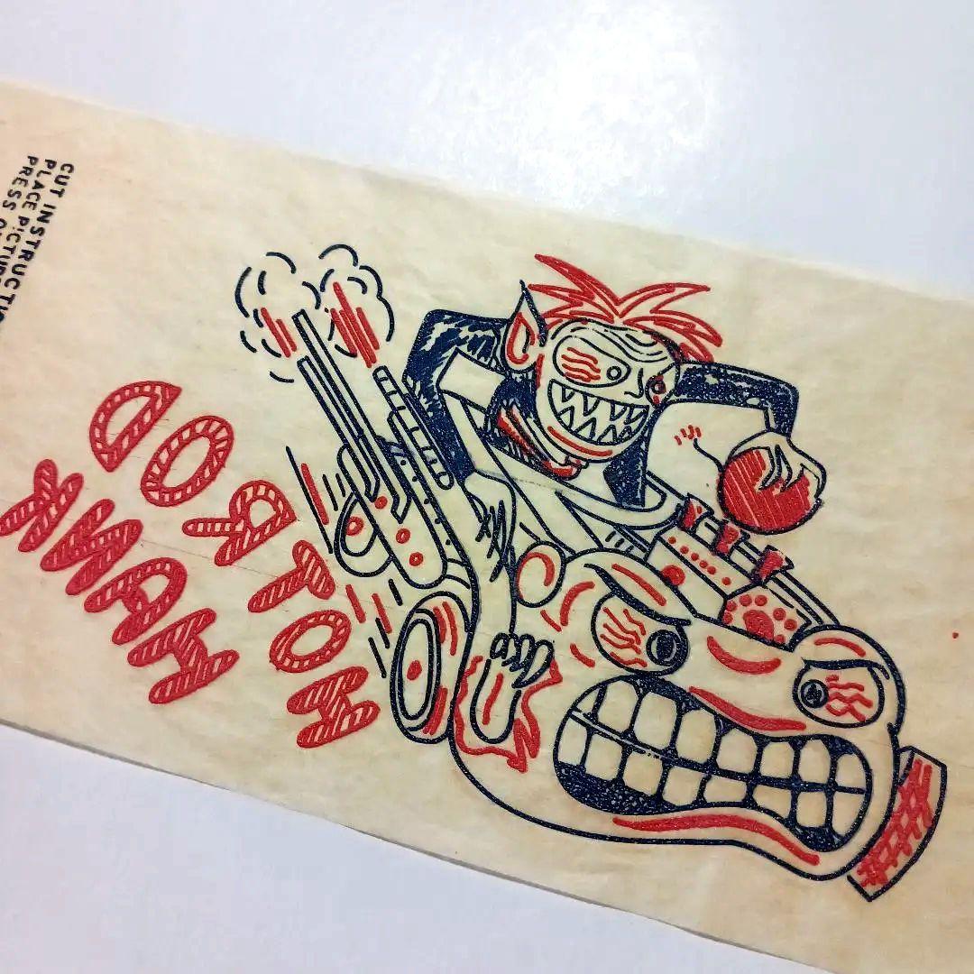 hot rod ビンテージ転写紙 アイロンプリント モンスター 40s 50s