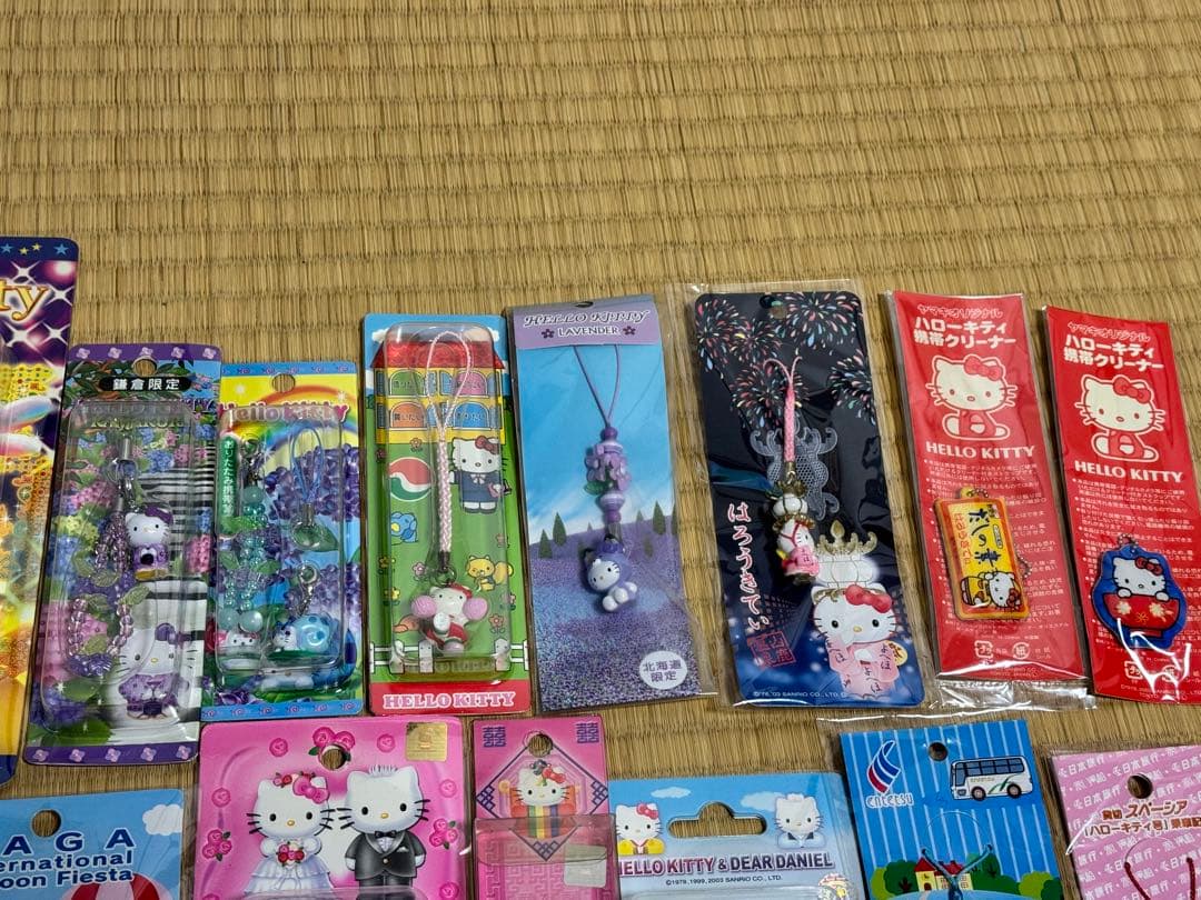 レア　キティ　根付け　ストラップ　まとめ売り　65点
