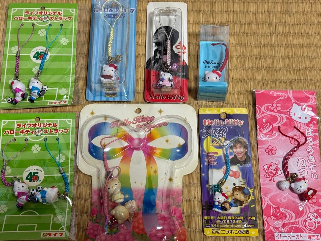 レア　キティ　根付け　ストラップ　まとめ売り　65点