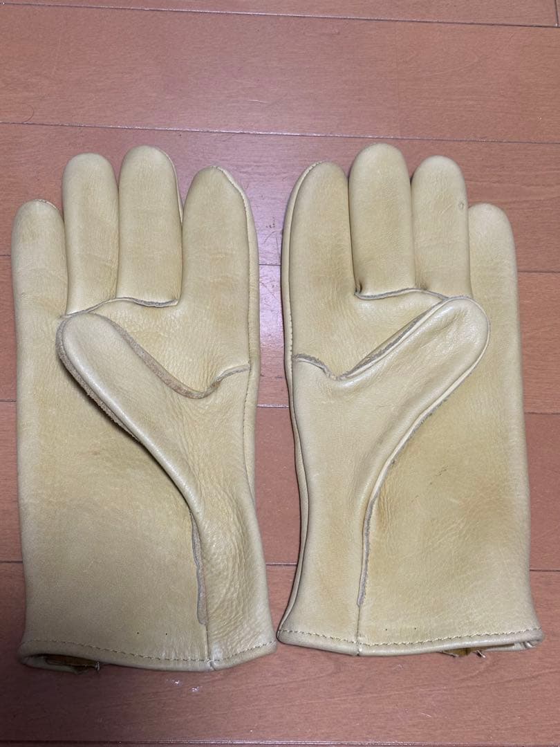 ほぼ新品！Schott ショット×HTC スタッズ　グローブTANカラーLサイズ