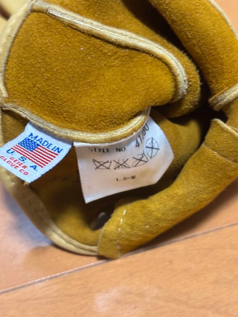 ほぼ新品！Schott ショット×HTC スタッズ　グローブTANカラーLサイズ