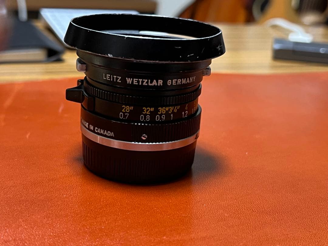 ライカズミクロン35mm 2F フード付第2世代6枚玉