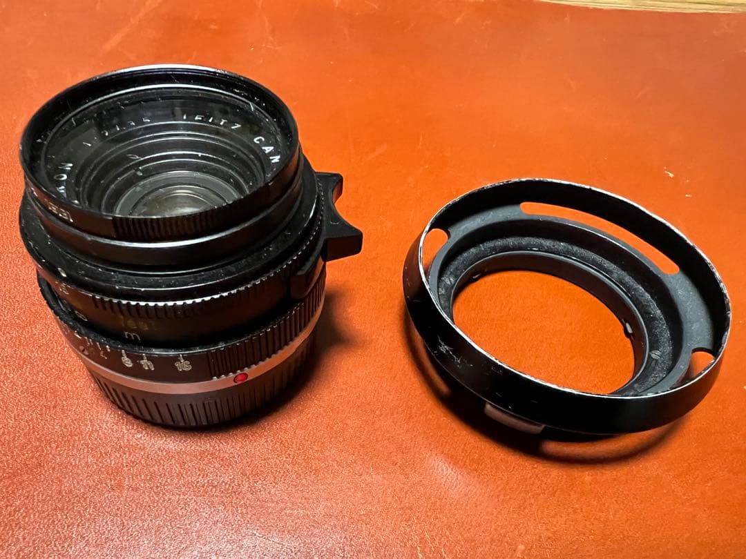 ライカズミクロン35mm 2F フード付第2世代6枚玉