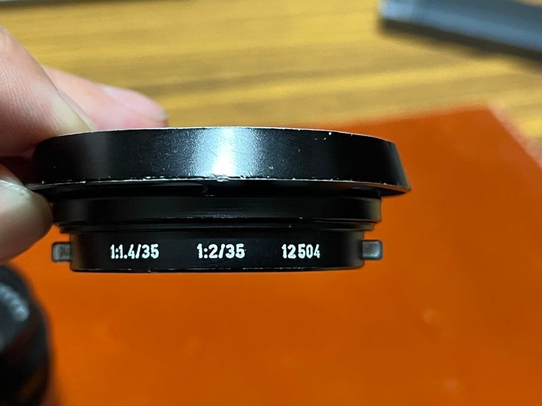 ライカズミクロン35mm 2F フード付第2世代6枚玉