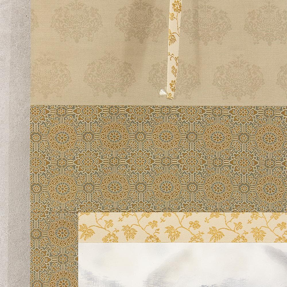 掛軸 横幅 吉村醇三郎「渓」共箱 伊東深水・奥田元宋に師事