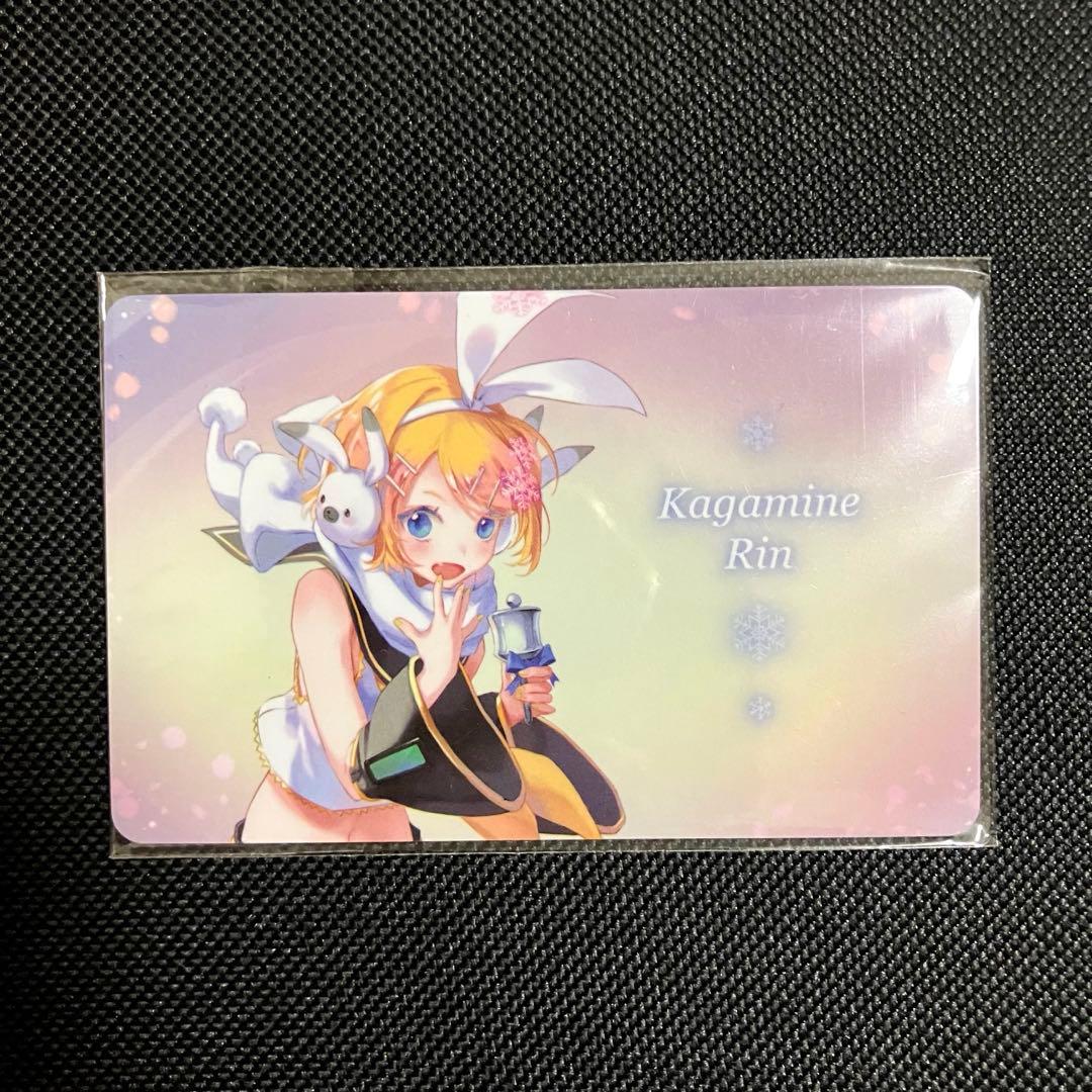 鏡音リン　トレーディングカード　 雪ミクスカイタウン