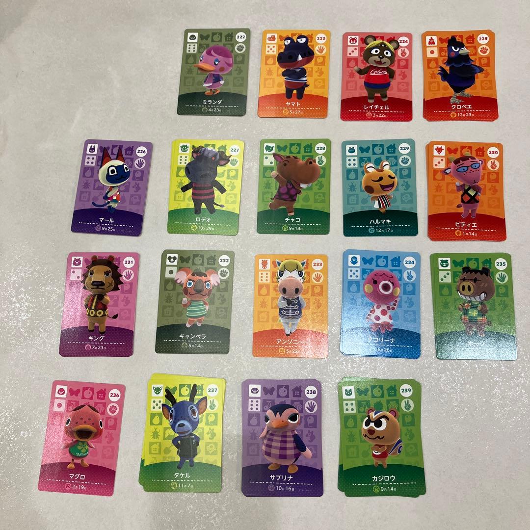244★amiibo あつまれどうぶつの森　第3弾　201-259