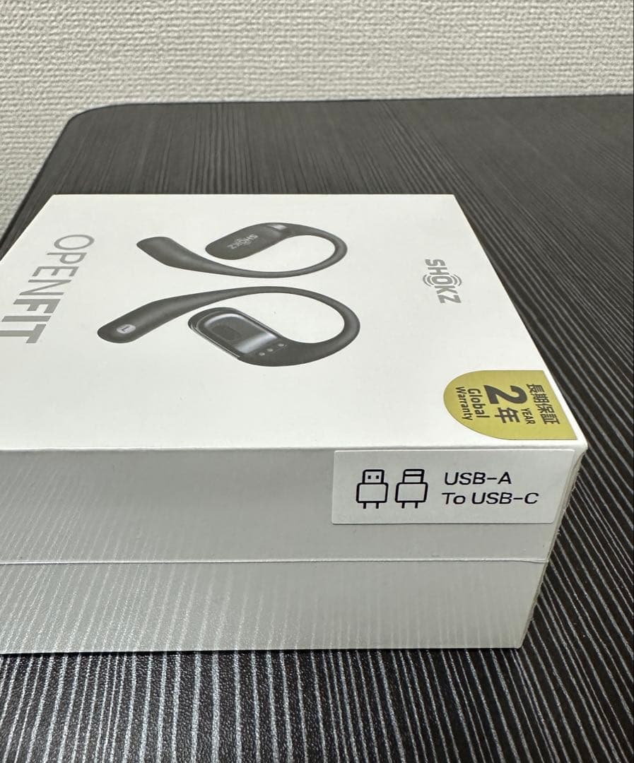 SHOKZ OPENFIT ブラック ワイヤレスイヤホン