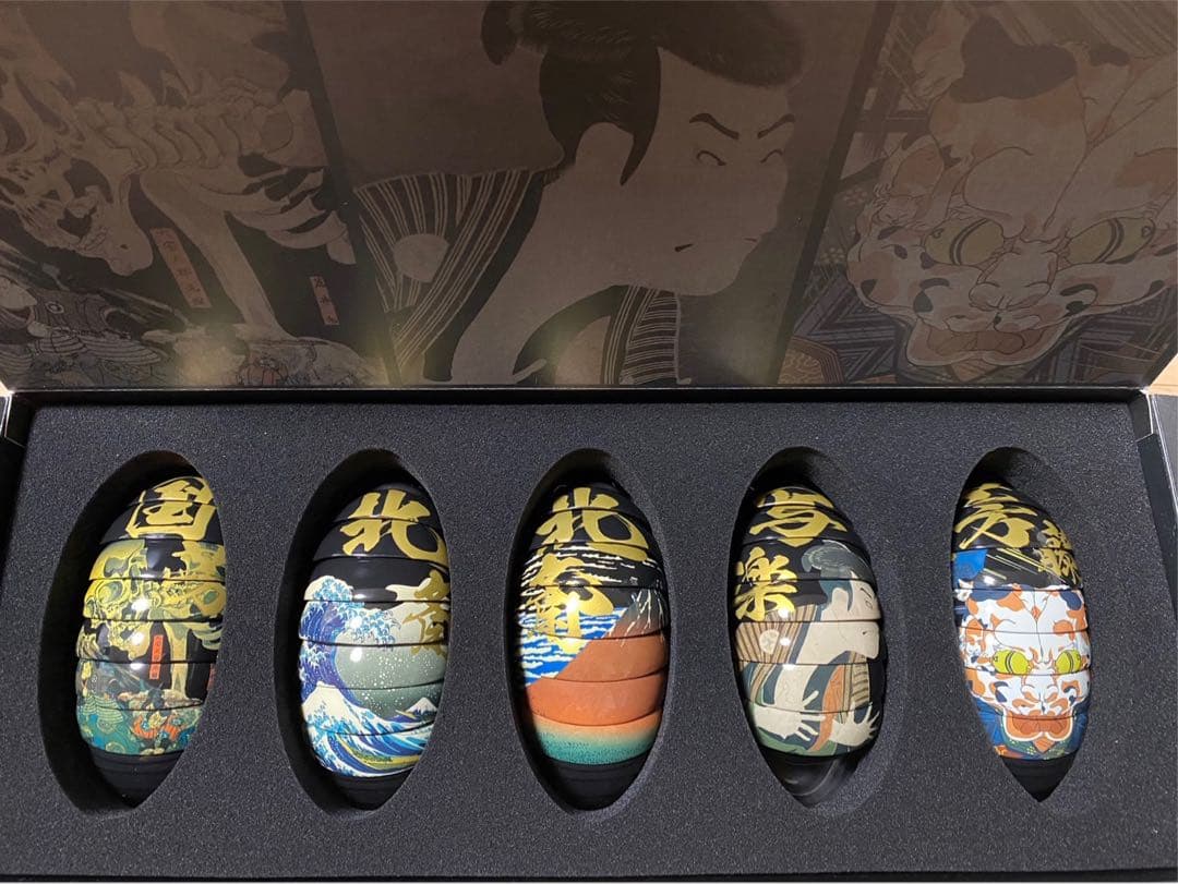 BUGARTS 浮世絵 ダンゴムシ　5個セット 北斎 写楽 国芳 歌川