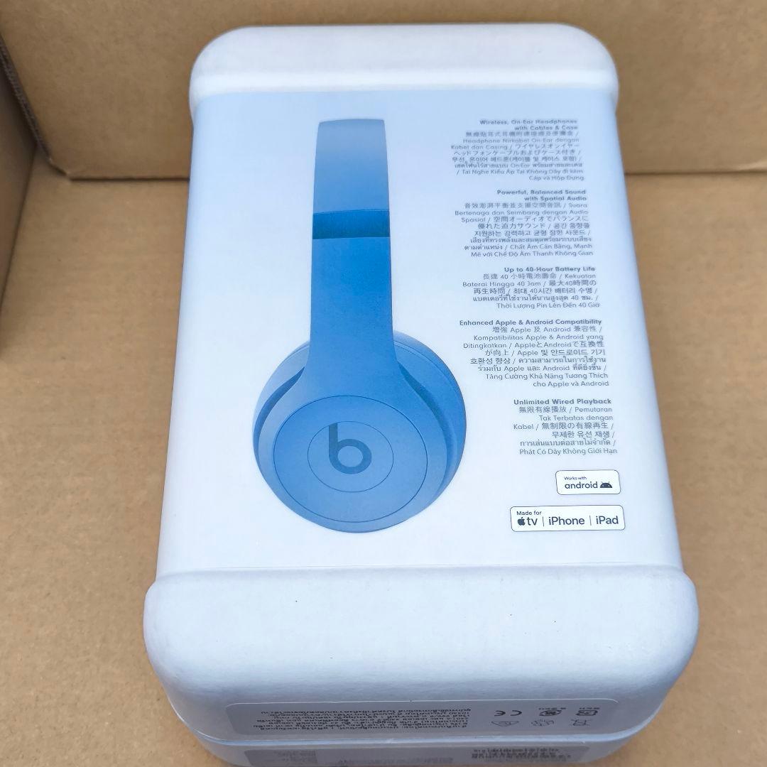 Beats Solo 4 ワイヤレスヘッドホン ブルー