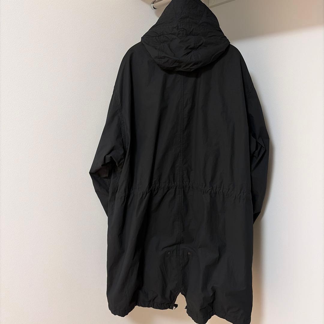 COMOLI(コモリ) コットンナイロンミリタリーフーデッドコート