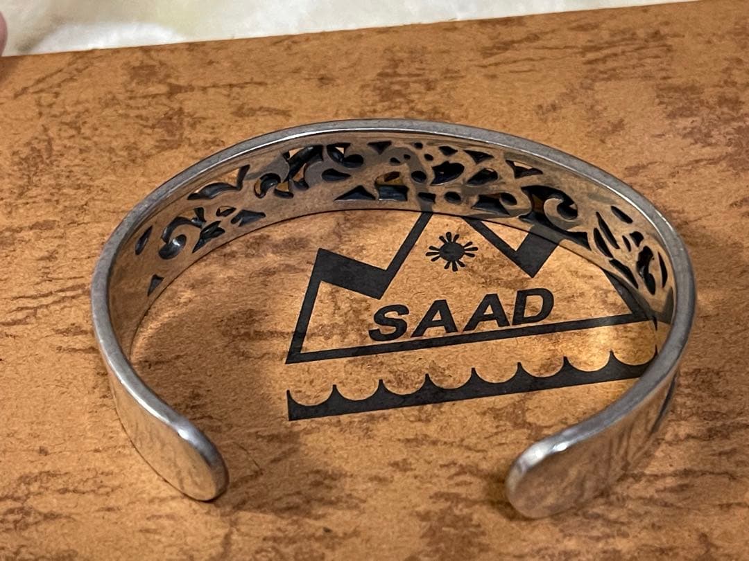 『極美品』SAAD シルバーバングル・リングセット