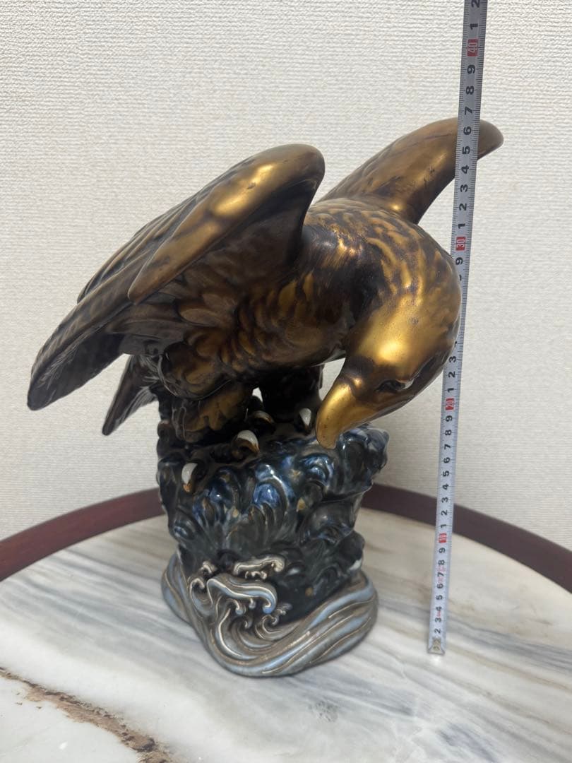 九谷焼　鷲の置物　コレクション