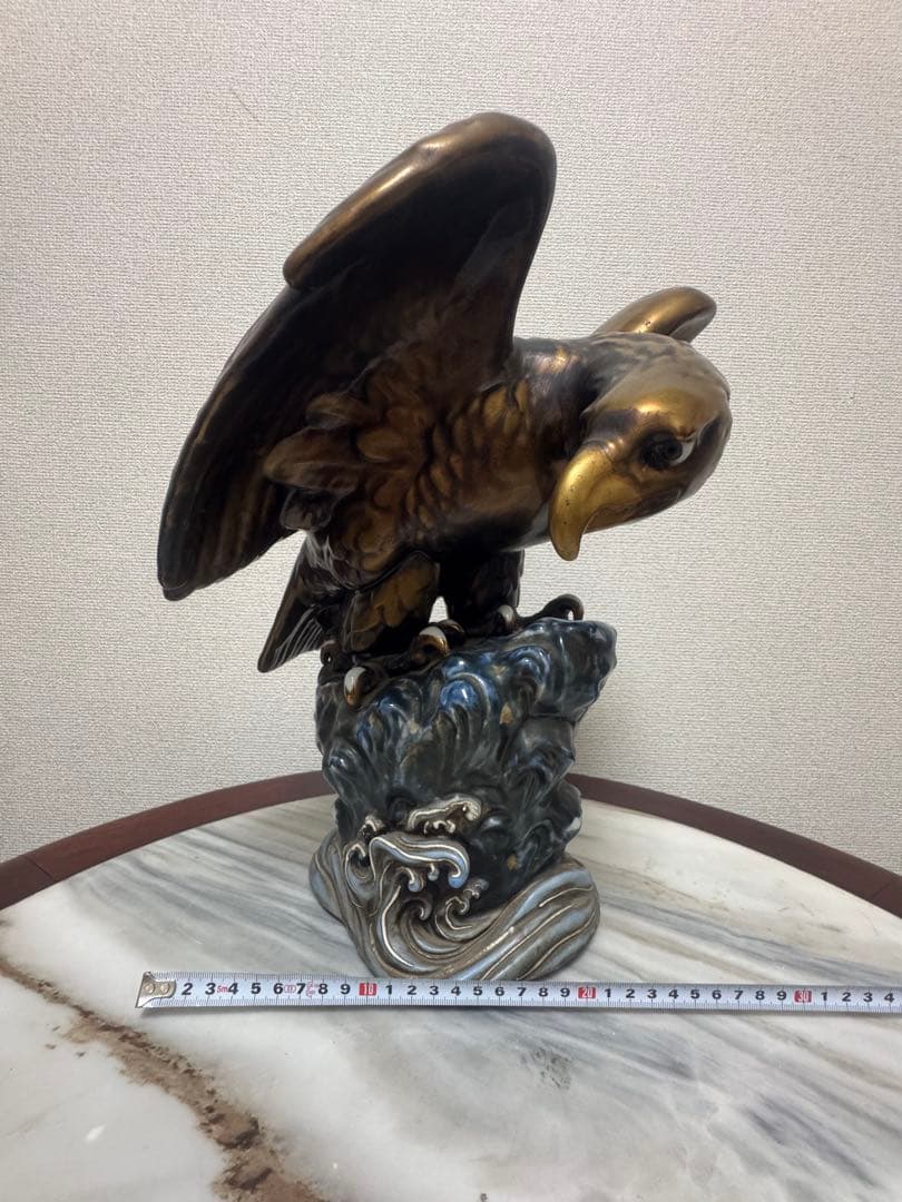 九谷焼　鷲の置物　コレクション