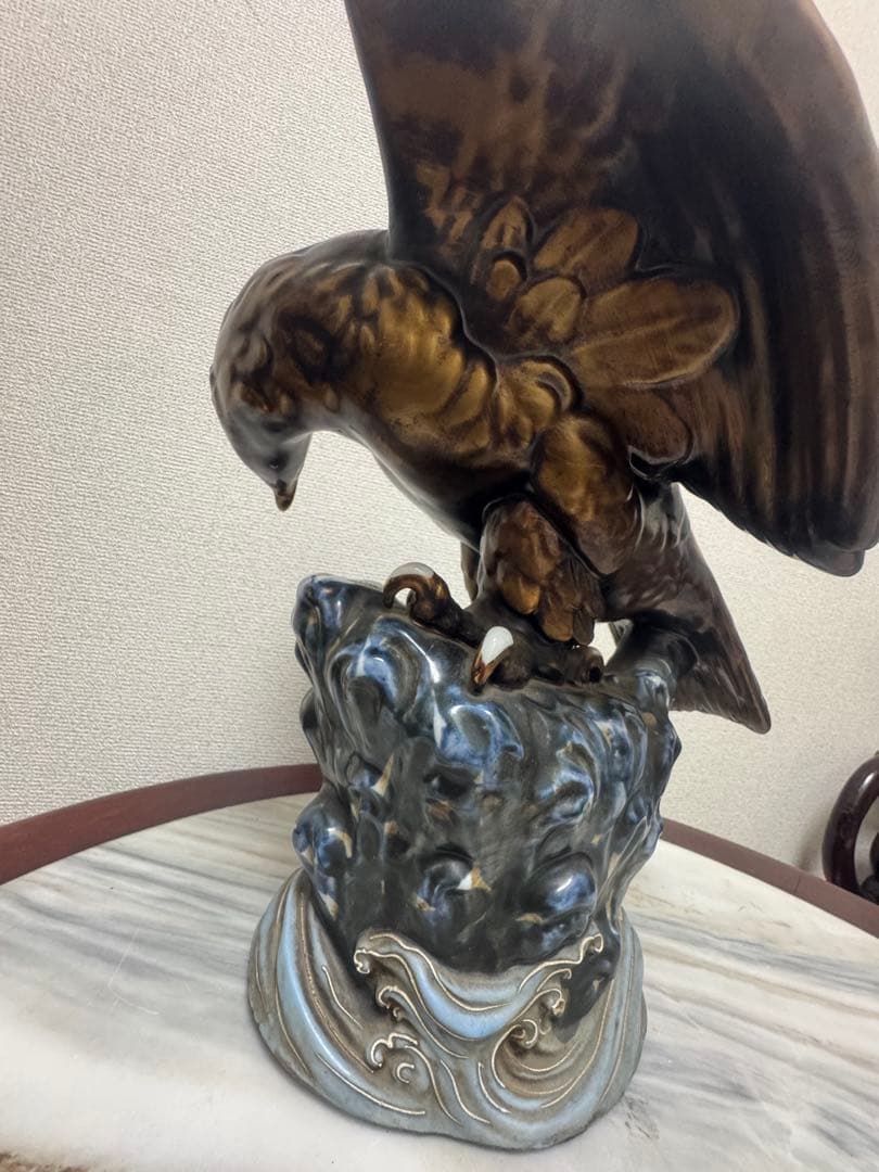 九谷焼　鷲の置物　コレクション