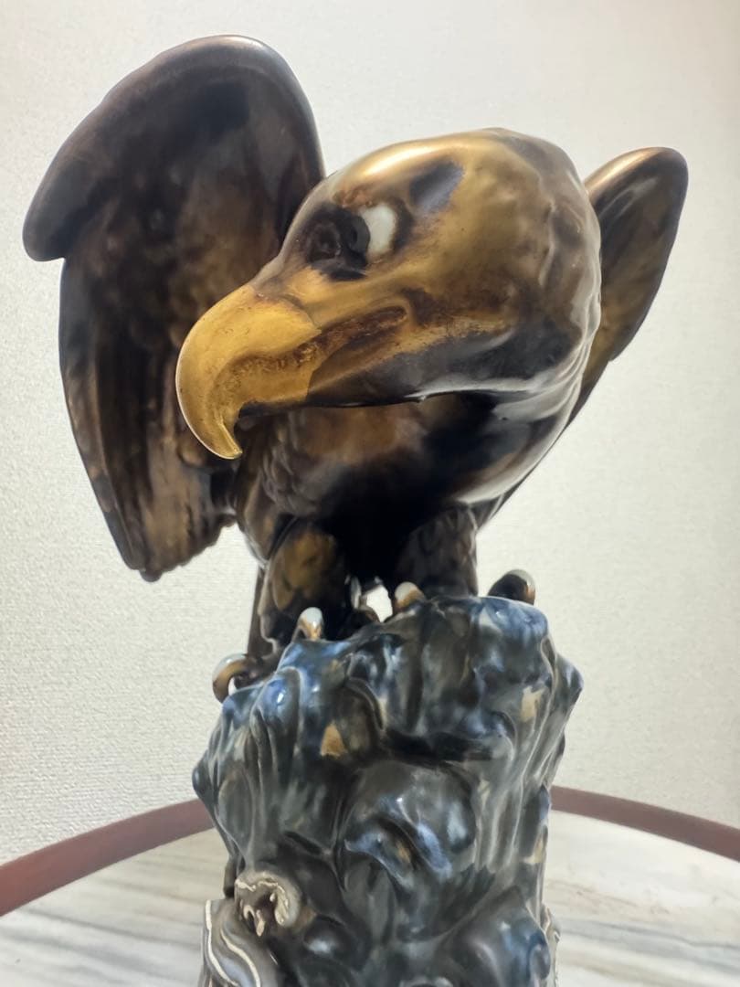 九谷焼　鷲の置物　コレクション