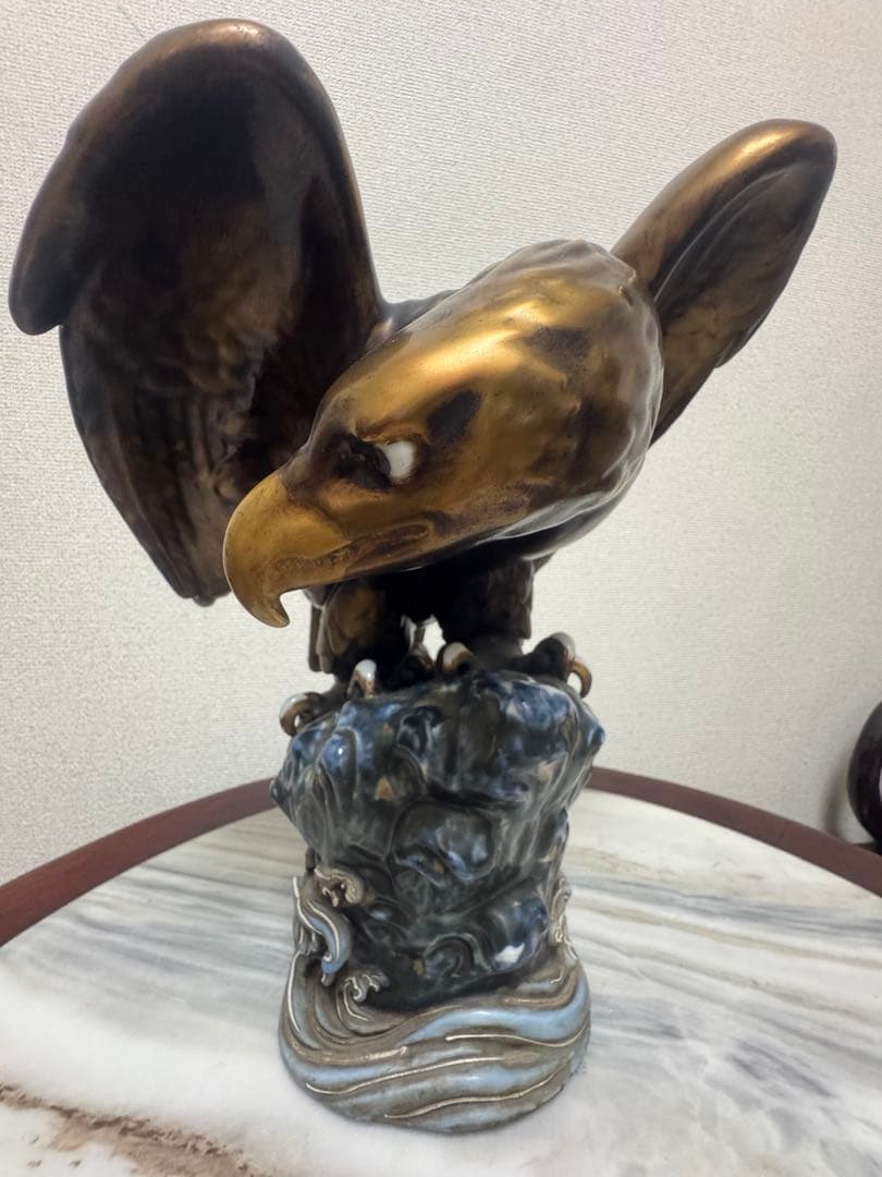 九谷焼　鷲の置物　コレクション