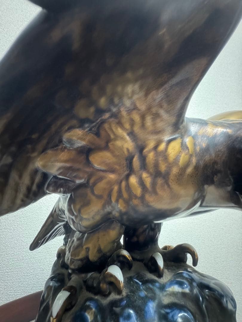 九谷焼　鷲の置物　コレクション