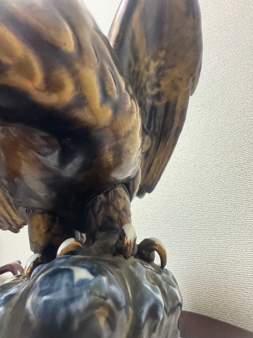 九谷焼　鷲の置物　コレクション