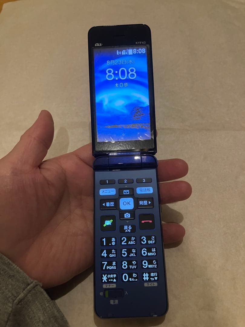 au かんたんケータイライト　SIMフリー　美品