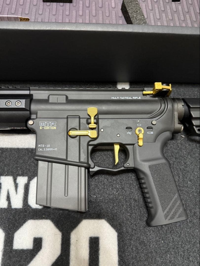 MTR16 ガスガン 黒・金　ゴールドエディション　Gエディション極美品