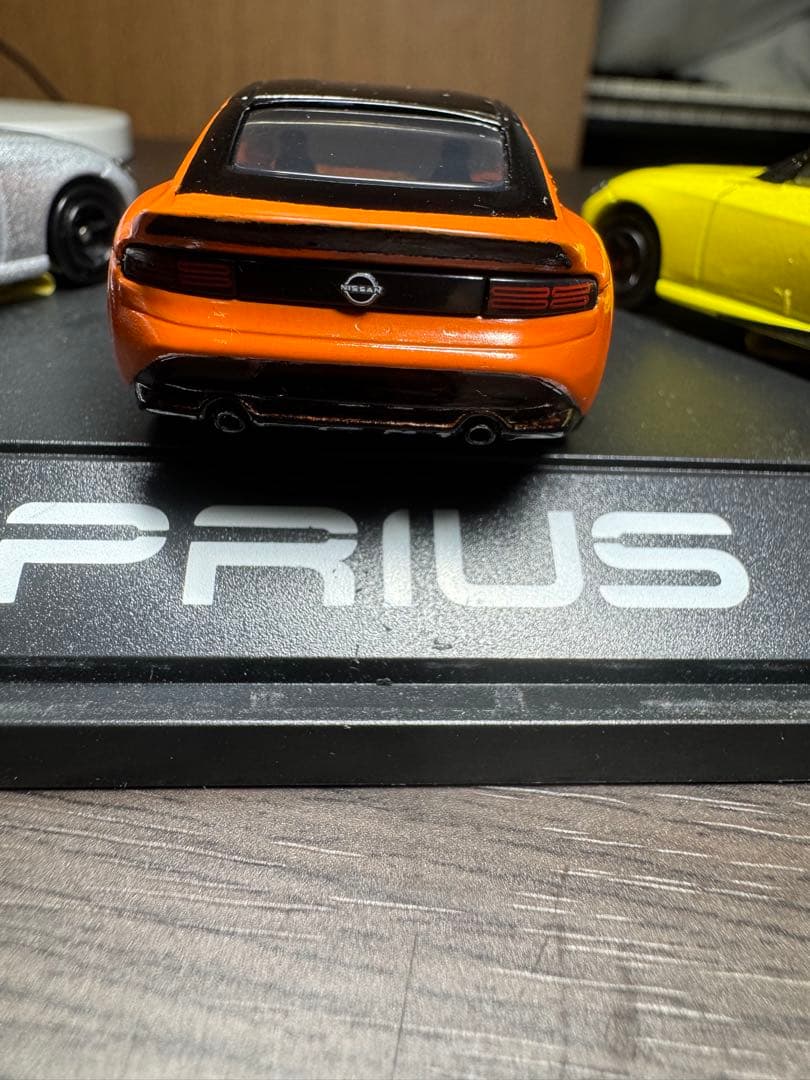 rz 34 トミカ3台セット イエロー オレンジ シルバー　オレンジが改造トミカ