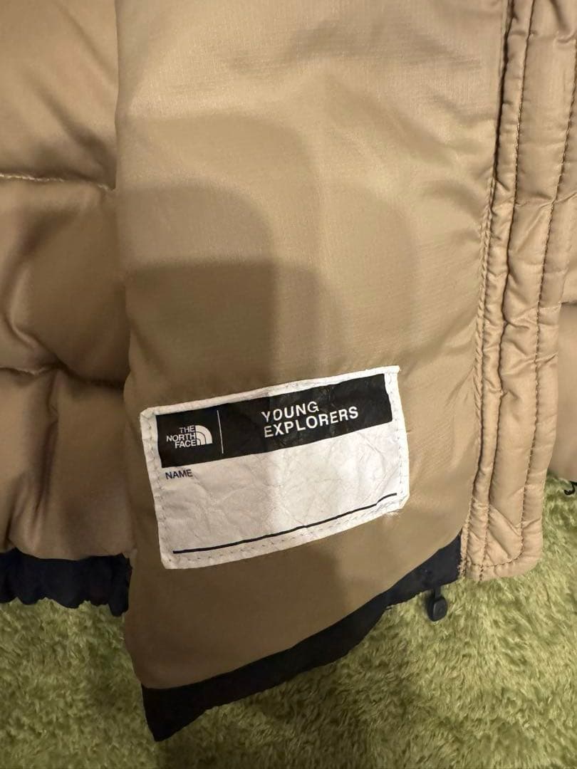 THE NORTH FACE フード付きダウンジャケット ベージュ