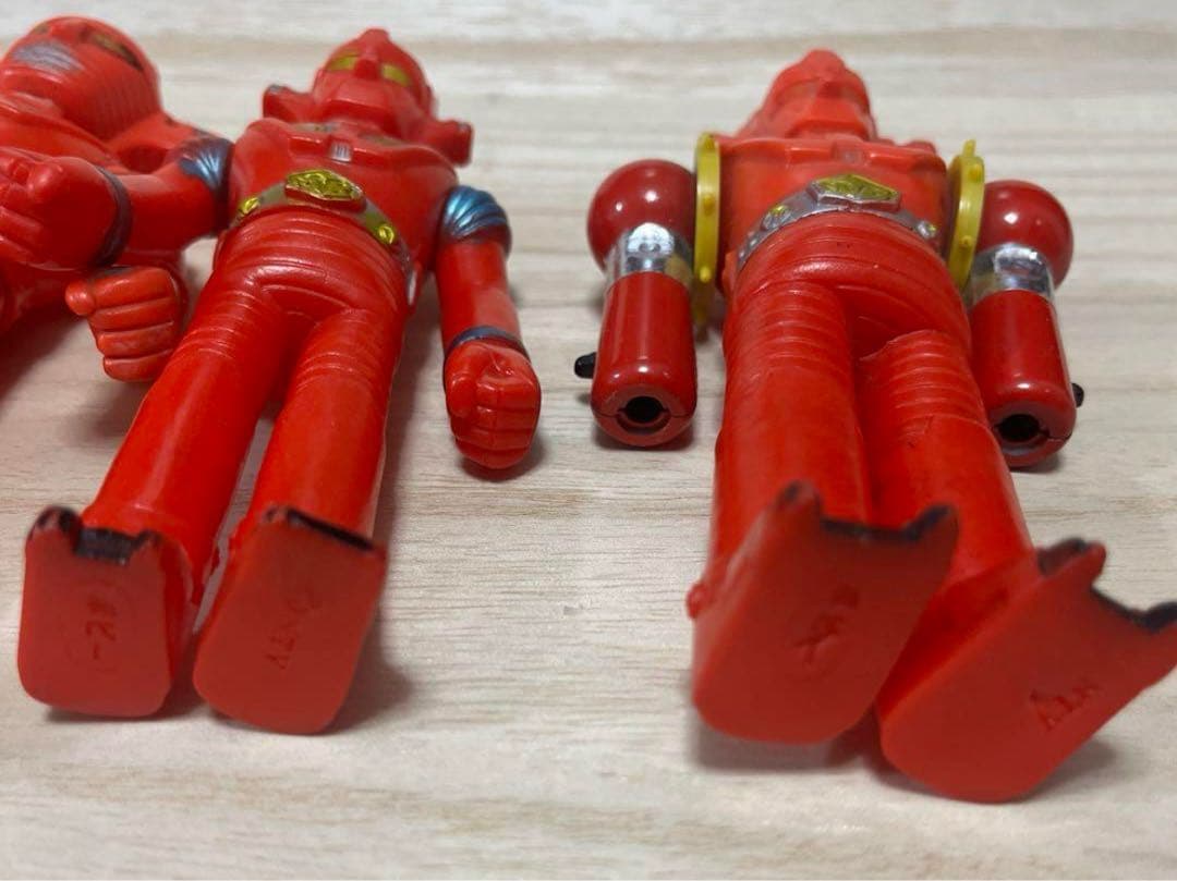 昭和レトロ ポピー マッハバロン ソフビ3体